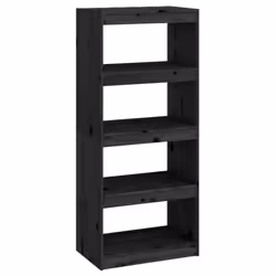 VidaXL 808172, Noir, Bois, Bois, Bois de pin, 600 mm, 300 mm