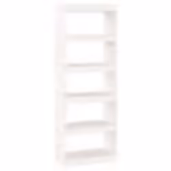 vidaXL Bibliothèque/Séparateur de pièce Blanc 60x30x167,5cm Pin massif