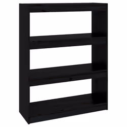 VidaXL 808192, Noir, Bois, Bois, Bois de pin, 800 mm, 300 mm