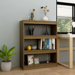 Bibliothèque Séparateur de pièce Marron miel 100x30x103 cm Pin