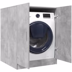 Description générale Avec ce meuble pour lave-linge, vous pouvez créer et optimiser un espace de rangement supplémentaire dan ...
