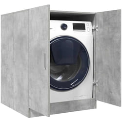 Vidaxl - Meuble pour machine à laver Gris béton 71x71,5x91,5 cm