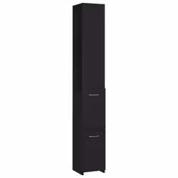 VidaXL 808432, Noir, Bois, 250 mm, 265 mm, 1700 mm, 1 pièce(s)