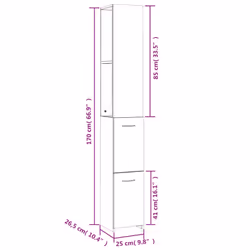 VidaXL 808434 ensemble de meuble de salle de bain - Vue supplémentaire 8