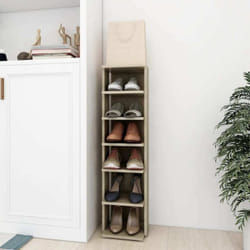 Armoire à chaussures Chêne sonoma 27,5x27x102 cm Vidaxl