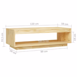 VidaXL 808508 Table à café, latérale et de salon - Vue supplémentaire 8