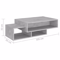 VidaXL 808526 Table à café, latérale et de salon - Vue supplémentaire 7