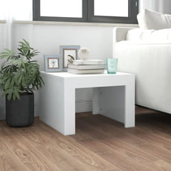 Vidaxl - Table basse blanc 50x50x35 cm bois d'ingénierie