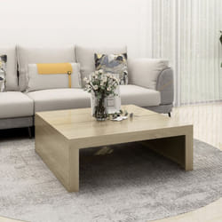 Vidaxl - Table basse Chêne sonoma 100x100x35 cm Bois d'ingénierie