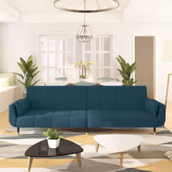 Ce canapé-lit présente un design convertible. Vous pouvez donc choisir une position assise, allongée ou couchée, selon vos pr ...