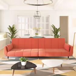 Ce canapé-lit présente un design convertible. Vous pouvez donc choisir une position assise, allongée ou couchée, selon vos pr ...