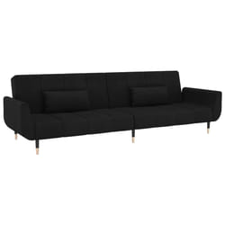 VidaXL 337588 canapé Noir