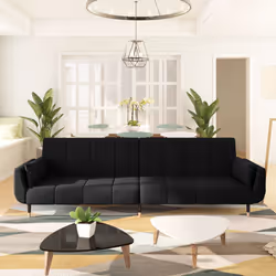 VidaXL 337588 canapé Noir