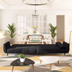 VidaXL 337588 canapé Noir