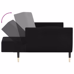 VidaXL 337588 canapé Noir - Vue supplémentaire 6