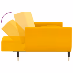 VidaXL 337589 canapé Jaune - Vue supplémentaire 6