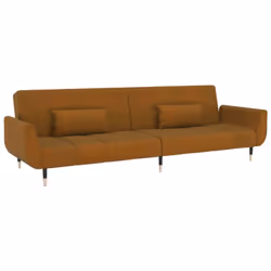Ce canapé-lit présente un design convertible. Vous pouvez donc choisir une position assise, allongée ou couchée, selon vos pr ...