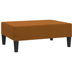 Vidaxl - Repose-pied Marron 78x56x32 cm Velours
