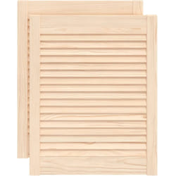 Vidaxl - Portes d'armoire à persiennes 2 pcs 61,5x49,4 cm pin massif