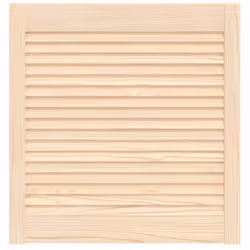 Cette porte d'armoire en bois avec un design à persiennes est un choix parfait que vous souhaitiez une pièce d'accent ou pour ...