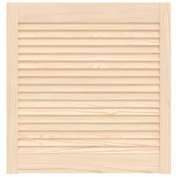Porte d'armoire à persiennes 61,5x59,4 cm bois de pin massif vidaXL