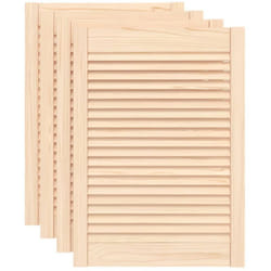 Vidaxl - Portes d'armoire à persiennes 4pcs 69x49,4cm bois de pin massif