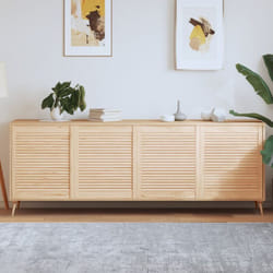 Vidaxl - Portes d'armoire à persiennes 4pcs 69x59,4cm bois de pin massif