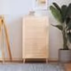 vidaXL Porte d'armoire à persiennes 99,3x59,4 cm bois de pin massif - TU
