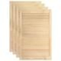 vidaXL Portes d'armoire à persiennes 4 pcs 99,3x59,4 cm pin massif