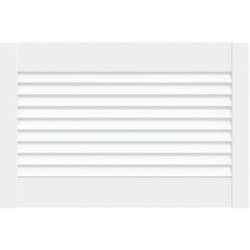 Vidaxl - Porte d'armoire à persiennes blanc 39,5x59,4 cm pin massif