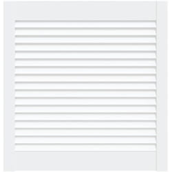 Vidaxl - Porte d'armoire à persiennes blanc 61,5x59,4 cm pin massif
