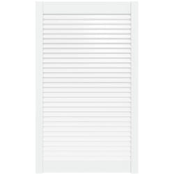 Vidaxl - Porte d'armoire à persiennes blanc 99,3x59,4 cm pin massif