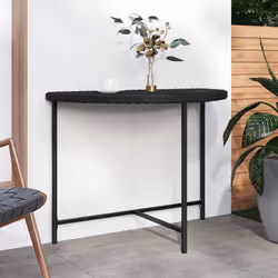 VidaXL 316652 table de jardin Noir