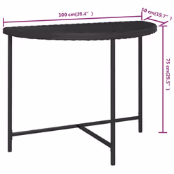 VidaXL 316652 table de jardin Noir - Vue supplémentaire 7