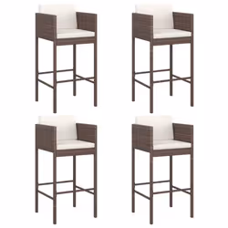 VidaXL 316659, Terrace, Siège rembourré, Polyuréthane, Acier, Marron, 500 mm, 480 mm
