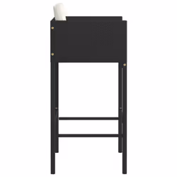 VidaXL 316660 chaise d'extérieur Terrace Siège rembourré Polyuréthane, Acier Noir - Vue supplémentaire 5