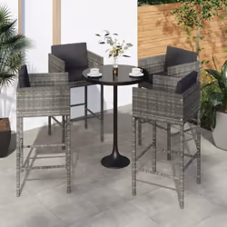 Ces tabourets de bar vous offrent un moment de détente agréable avec votre famille et vos amis. La chaise est fabriquée en ré ...