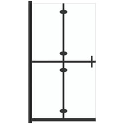 Vidaxl - Paroi de douche pliable Verre esg transparent 110x190 cm