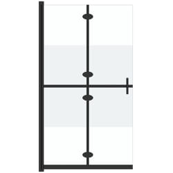 Vidaxl - Paroi de douche pliable Verre esg demi-dépoli 120x190 cm