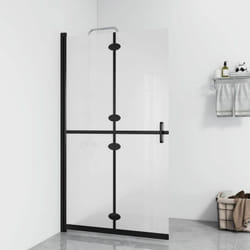 vidaXL Paroi de douche pliable Verre ESG dépoli 90x190 cm - TU