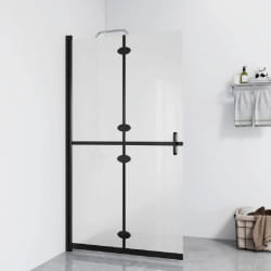 vidaXL Paroi de douche pliable Verre ESG dépoli 100x190 cm - TU