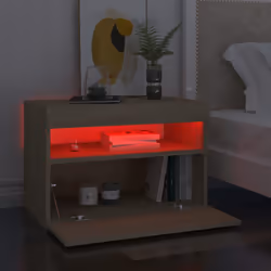 VidaXL 3082781 Table de nuit et table de chevet Chêne