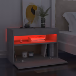 VidaXL 3082782 Table de nuit et table de chevet Couleur du béton - Vue supplémentaire 5