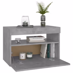 VidaXL 3082782 Table de nuit et table de chevet Couleur du béton - Vue supplémentaire 7
