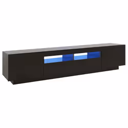 VidaXL 3081907, Noir, Bois, Bois, 2000 mm, 350 mm, 400 mm