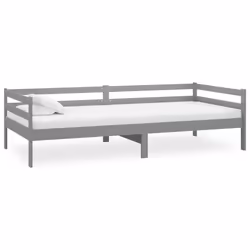 VidaXL 806932, lit sofa, Gris, Bois de pin, 2040 mm, 980 mm, 570 mm