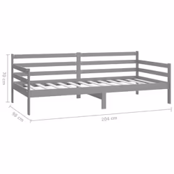 VidaXL 806937 canapé lit sofa Gris - Vue supplémentaire 8