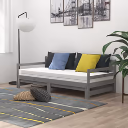 VidaXL 806957 canapé lit sofa Gris