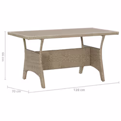 VidaXL 316583 table de jardin - Vue supplémentaire 5