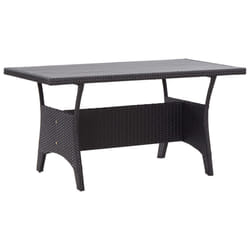 VidaXL 316585 table de jardin Noir
